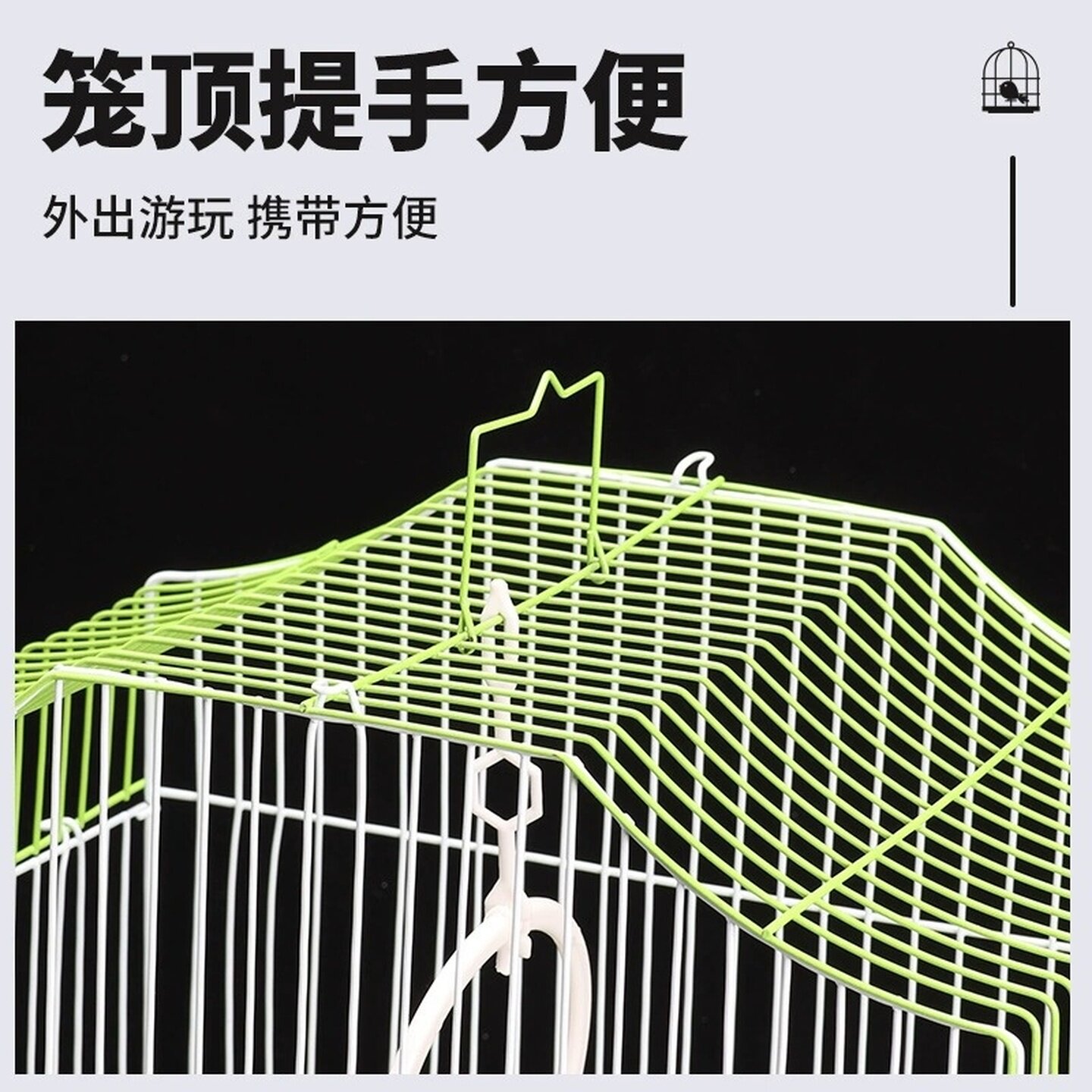 虎皮鹦鹉鸟笼牡丹大号别墅笼子文鸟珍珠铁艺金属鸟笼小鸟笼子包邮