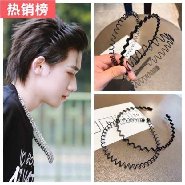 ,短发留长发过渡期神器发夹刘海尴尬期网夹女发箍洗脸男士发卡头