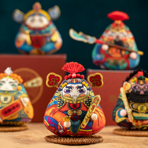 王的手创香囊五路财神新年礼品