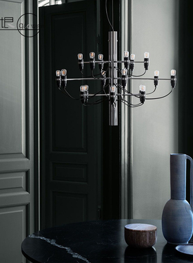 意大利进口FLOS复古工业风别墅大堂门厅客厅餐厅吊灯 2097白色