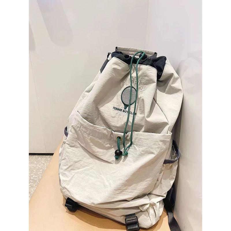 羽毛球包薄荷曼波色男女网球拍背包轻便运动旅游大容量抽绳双肩书图片