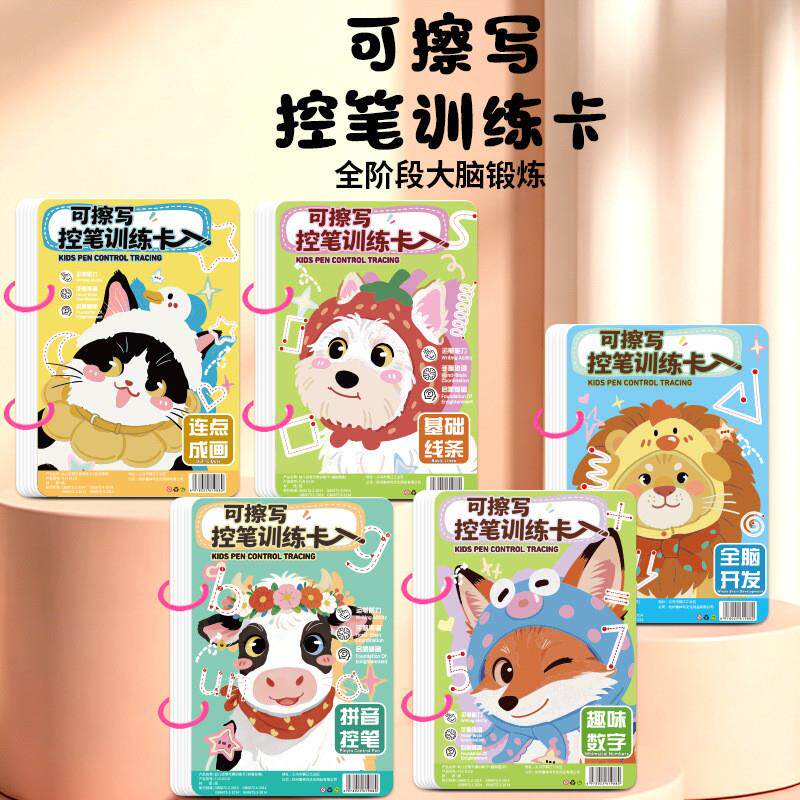 【下单立减50】儿童控笔训练幼儿园宝宝可擦写运笔练习训练早教D