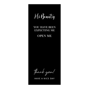 白色长方形飞机盒封口贴感谢礼盒密封贴标签礼物包装装饰快递纸盒高颜值英文谢谢封条创意设计印刷不干胶定做