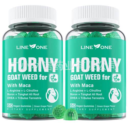 Horny Goat Weed gummies with Maca ,Tongkat Ali for men&women