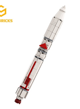 SETbricks太空航天日本艾普斯龙运载火箭小颗粒拼装积木益智玩具