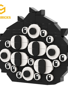 SETbricks游戏Doors秘道实景密室逃脱眼睛小颗粒拼装积木益智玩具