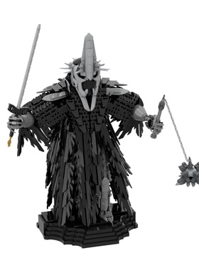 SETbricks积木MOC安格玛巫王幽灵怪物高砖零件拼装拼插组装玩具