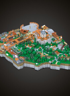 SETbricks 梵蒂冈城 小颗粒积木兼容益智儿童玩具套装拼插礼品
