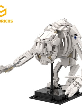SETbricks星球大战恐龙骨架化石模型摆件小颗粒拼装积木益智玩具