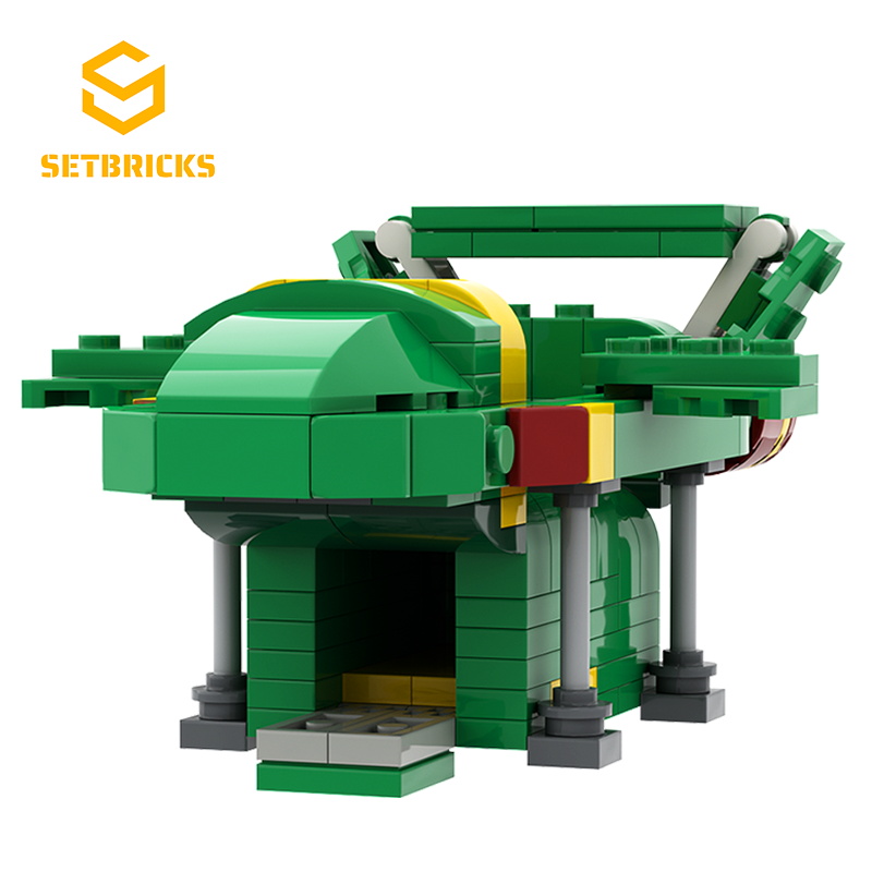SETbricks雷鸟神机队-2运输机载具模型小颗粒拼装积木益智玩具