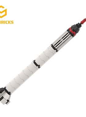 SETbricks太空航天水星红石火箭1:110 模型小颗粒拼装积木益智玩