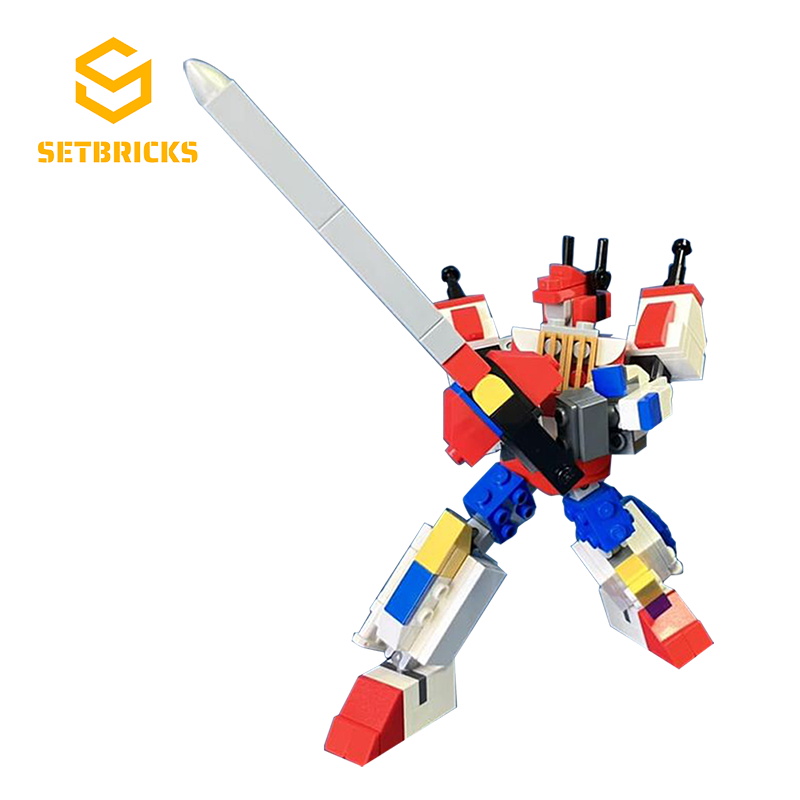 SETbricks变形金刚擎天柱机器人机甲小颗粒拼装积木益智儿童玩具