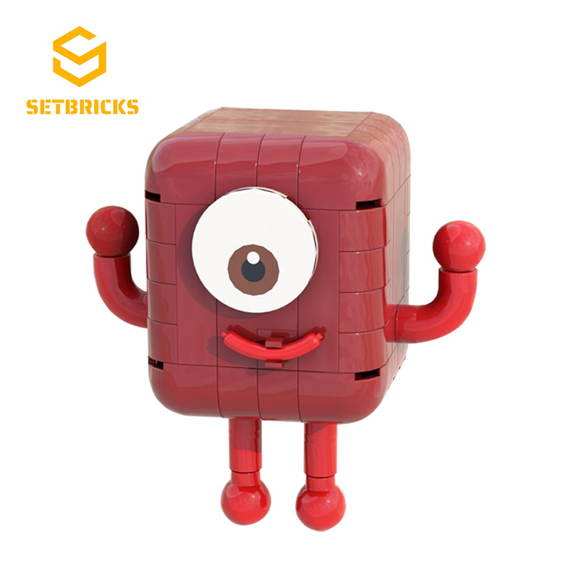 SETbricks儿童教育立方体数字一模型小颗粒拼装积木开发益智玩具