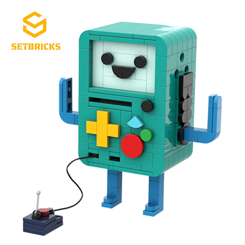 SETbricks卡通动画周边探险活宝毕莫小颗粒拼装积木益智儿童玩具