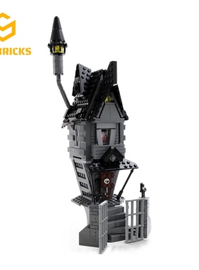 SETbricks节日建筑万圣节圣诞惊魂夜房子小颗粒拼装积木益智玩具