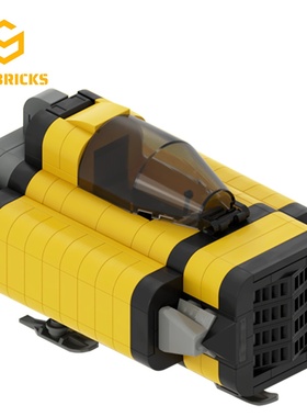 SETbricks太空卫星飞船Neutron火箭模型小颗粒拼装积木益智玩具