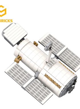 SETbricks太空航天哈勃空间望远镜21309小颗粒拼装积木益智玩具