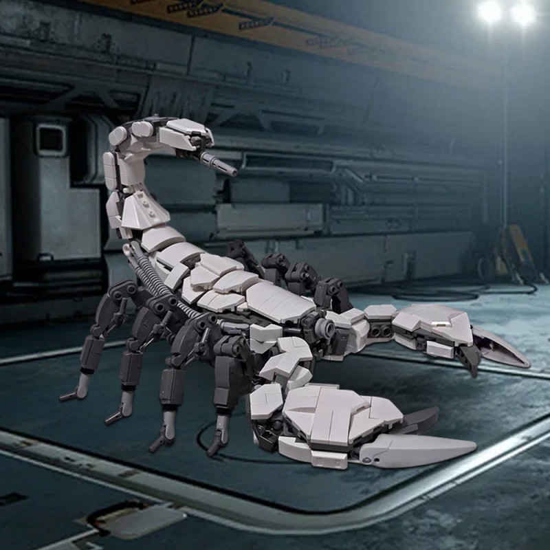 SETbrick 机械蝎子 小颗粒积木兼容益智儿童玩具套装拼插礼品