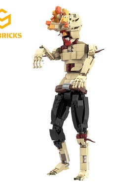 SETbricks美剧最后的生还者主角人物形象小颗粒拼装积木益智玩具