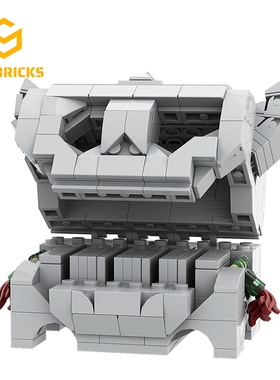 SETbricks任天堂游戏周边塞尔达骷髅箱子小颗粒拼装积木益智玩具