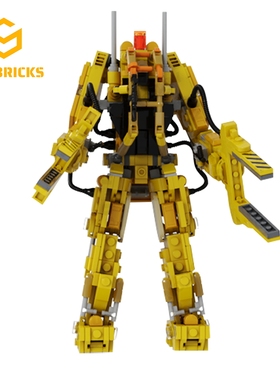 SETbricks异形系列5alienP-5000机器人机甲颗粒拼装积木益智玩具