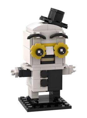 setbricks积木小丑亚特(黄色眼镜版)组装拼装模型高砖零件MOC玩具