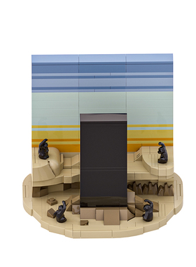 SETbricks积木太空漫游2001拼装组装模型玩具高砖高德斯兼容零件