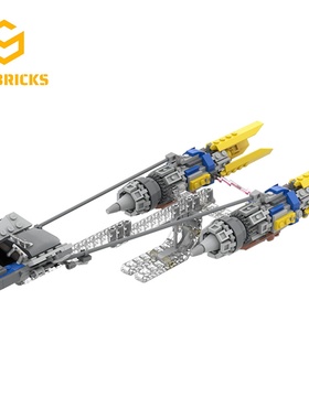 SETbricks星球大战幻影威胁阿纳金的骑士小颗粒拼装积木益智玩具