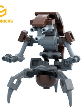 SETbricks星战系列毁灭者破坏机器人小颗粒拼装积木益智玩具