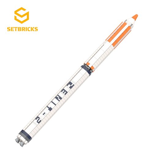 SETbricks太空航天天顶Zenit军事侦察卫星小颗粒拼装积木益智玩具