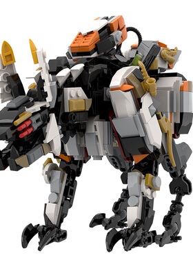 SETbricks积木灼热者地平线怪兽组装拼装模型儿童男女孩玩具摆件