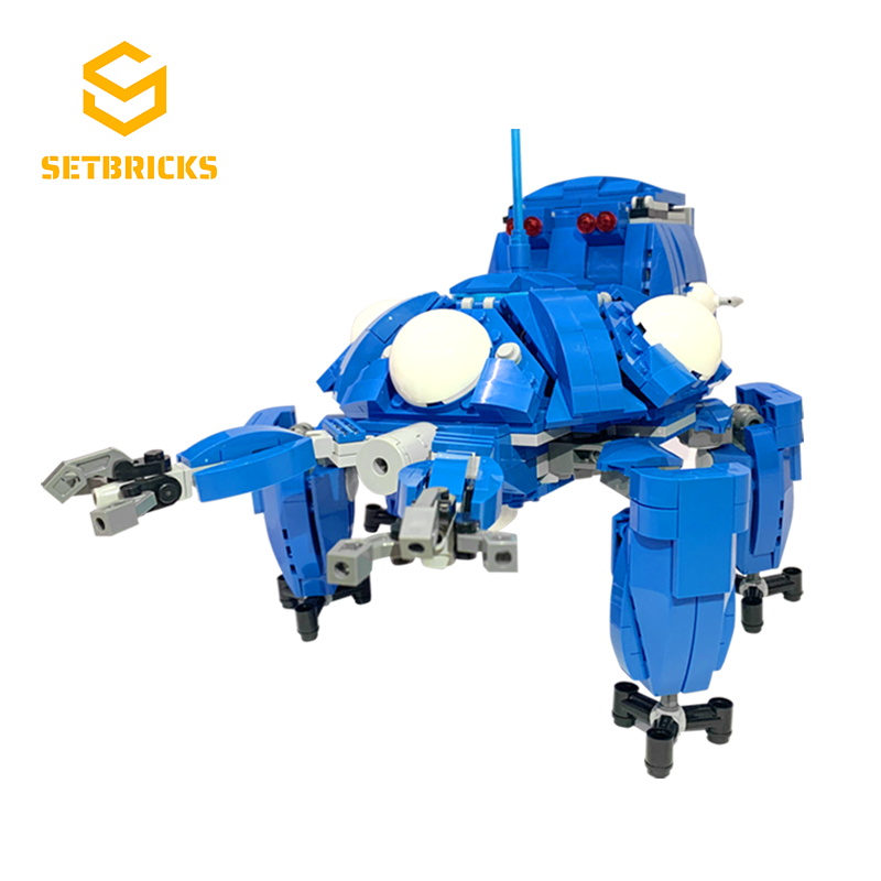 SETbricks美剧电影攻壳机动队摆件模型小颗粒拼装积木益智玩具