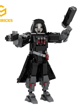 SETbricks星际争霸2游戏周边收割者人物模型小颗粒拼装积木益智