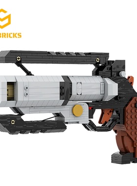 SETbricks游戏周边APEX英雄手枪泰坦天降2小颗粒拼装积木益智玩具