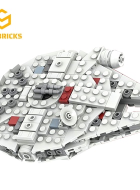 SETbricks星球大战千年隼号迷你战机模型小颗粒拼装积木益智玩具