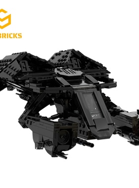 SETbricks蝙蝠侠黑暗骑士载具蝙蝠车模型小颗粒拼装积木益智玩具