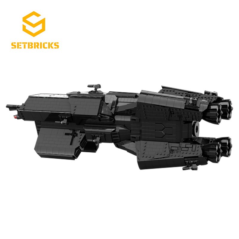 SETbricks无垠的太空自由海军战舰苍穹浩瀚颗粒拼装积木益智玩具