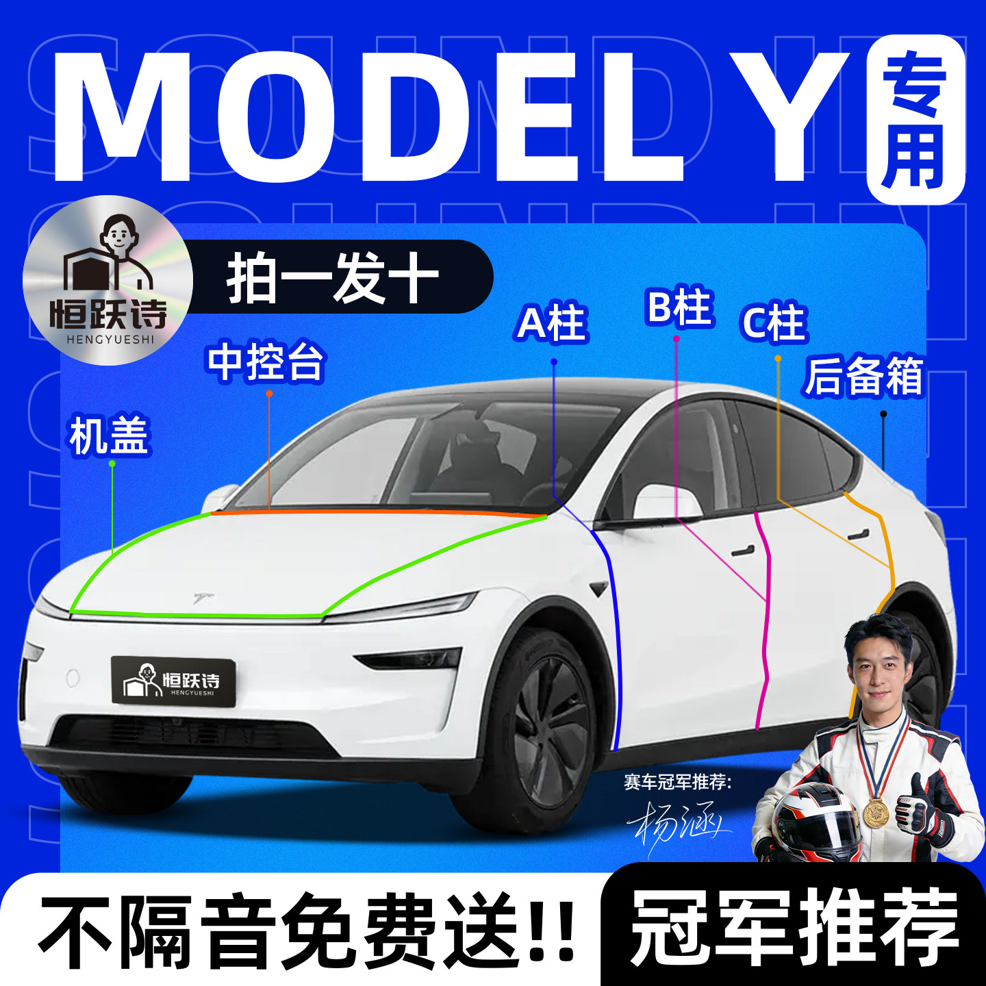 【MODELY】全车专用隔音密封条