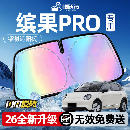 【五菱缤果PRO】镭射钛银遮阳板
