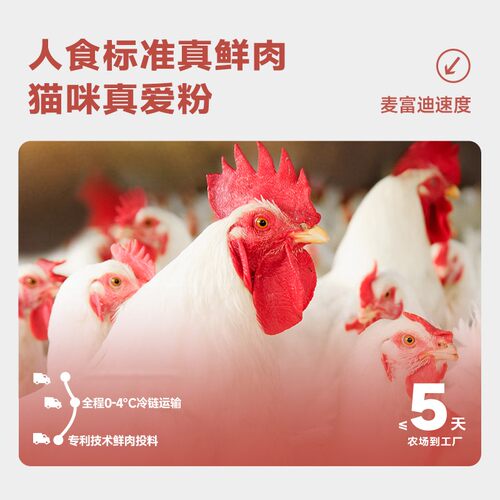 【鲜鸡肉+鲜鸽肉】双鲜肉麦富迪营pro猫粮高蛋白全价成幼猫通用