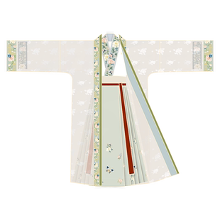 潇界喜衣【亭归宴】原创宋制汉服复原风夏季长褙子对襟短衫百迭裙