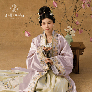 长褙子对襟短衫 原创宋制汉服复原风夏季 百迭裙 亭归宴 潇界喜衣