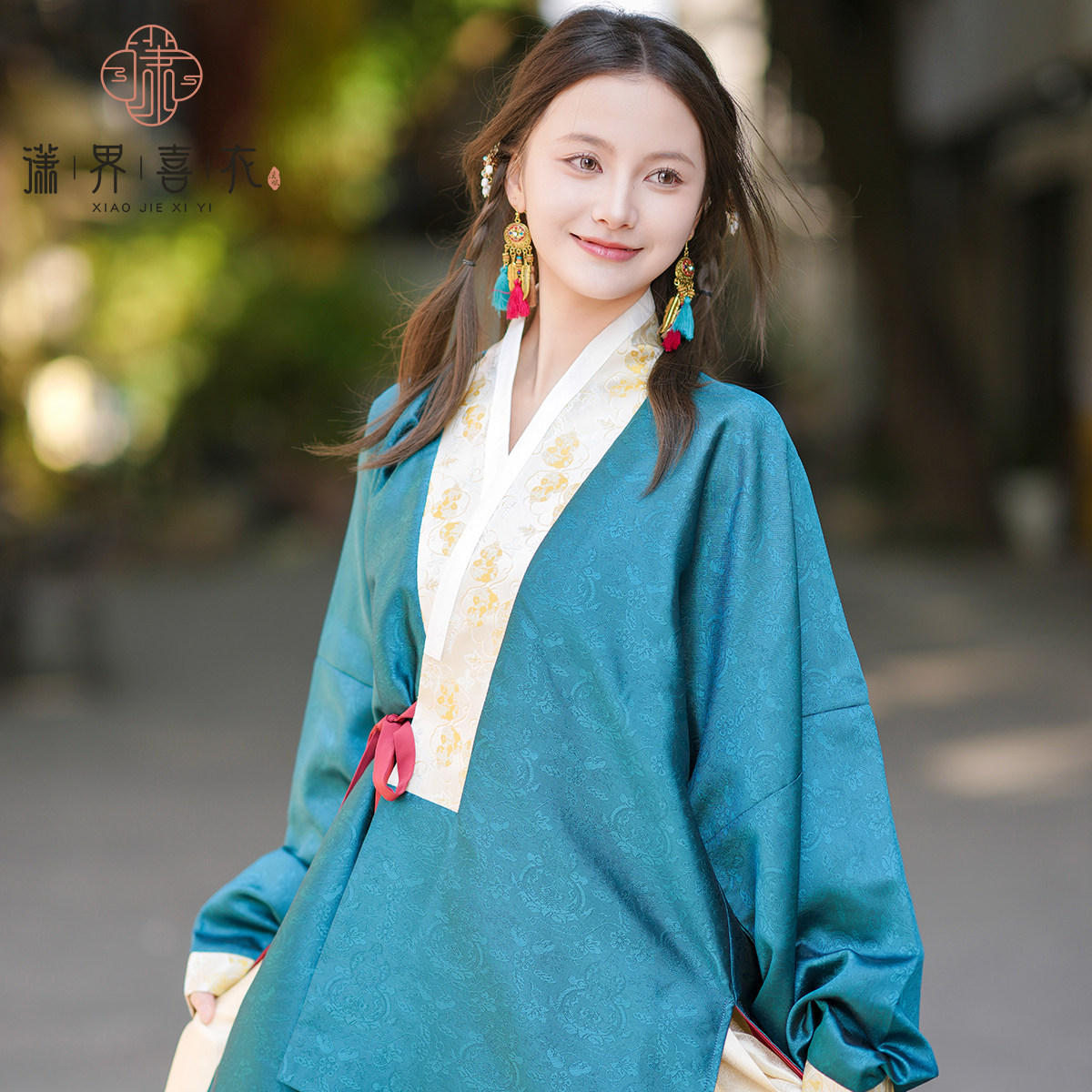 【喜至福来】原创汉服明制弓袋袖对穿交葫芦纹提花日常款,女装/女士精品,汉服上装,淘宝优惠券,粉丝福利购,淘宝优惠卷