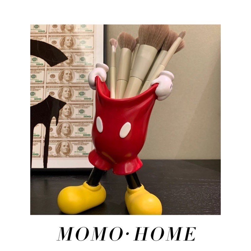 MOMO HOME 米奇裤子笔筒化妆刷收纳筒可爱卡通