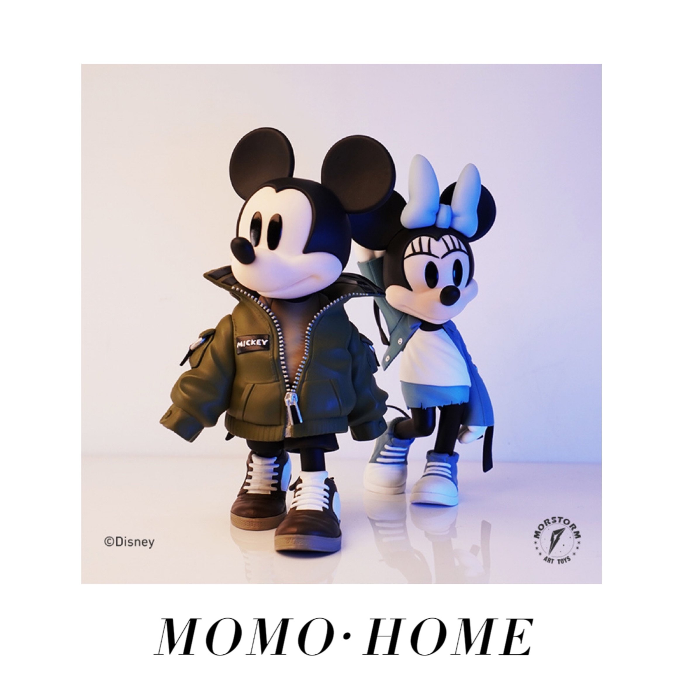 MOMO 米奇米妮米老鼠潮玩公仔手办玩具桌面车载摆件士尼