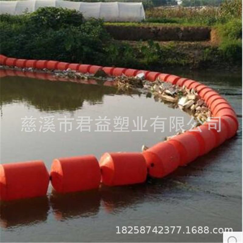 供应500X800拦污浮筒_拦污工程河道拦污浮筒塑料拦污漂子