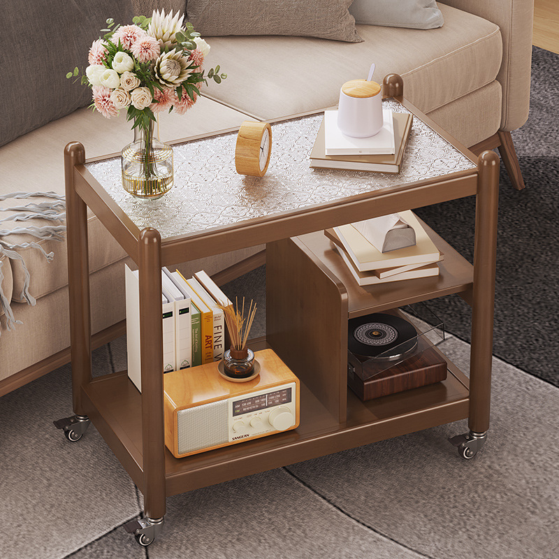 小推车可移动沙发边几茶几家用客厅小桌子卧室小户型床头桌置物架