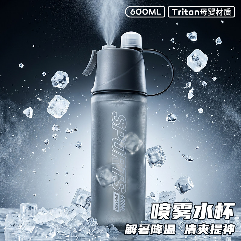 贝纳特tritan喷雾大容量塑料杯