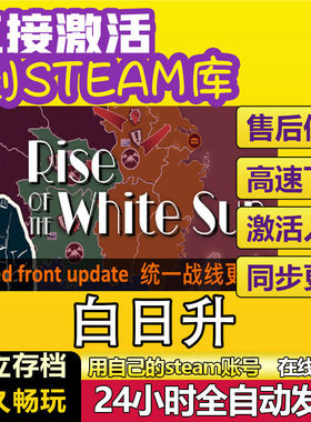 白日升 steam激活码cdkey在线PC电脑游戏入库正版兑换码永久