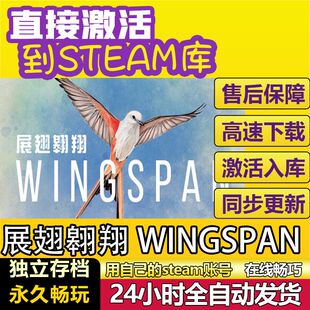 展翅翱翔steam激活码cdkey在线PC电脑中文游戏入库全球兑换码永久